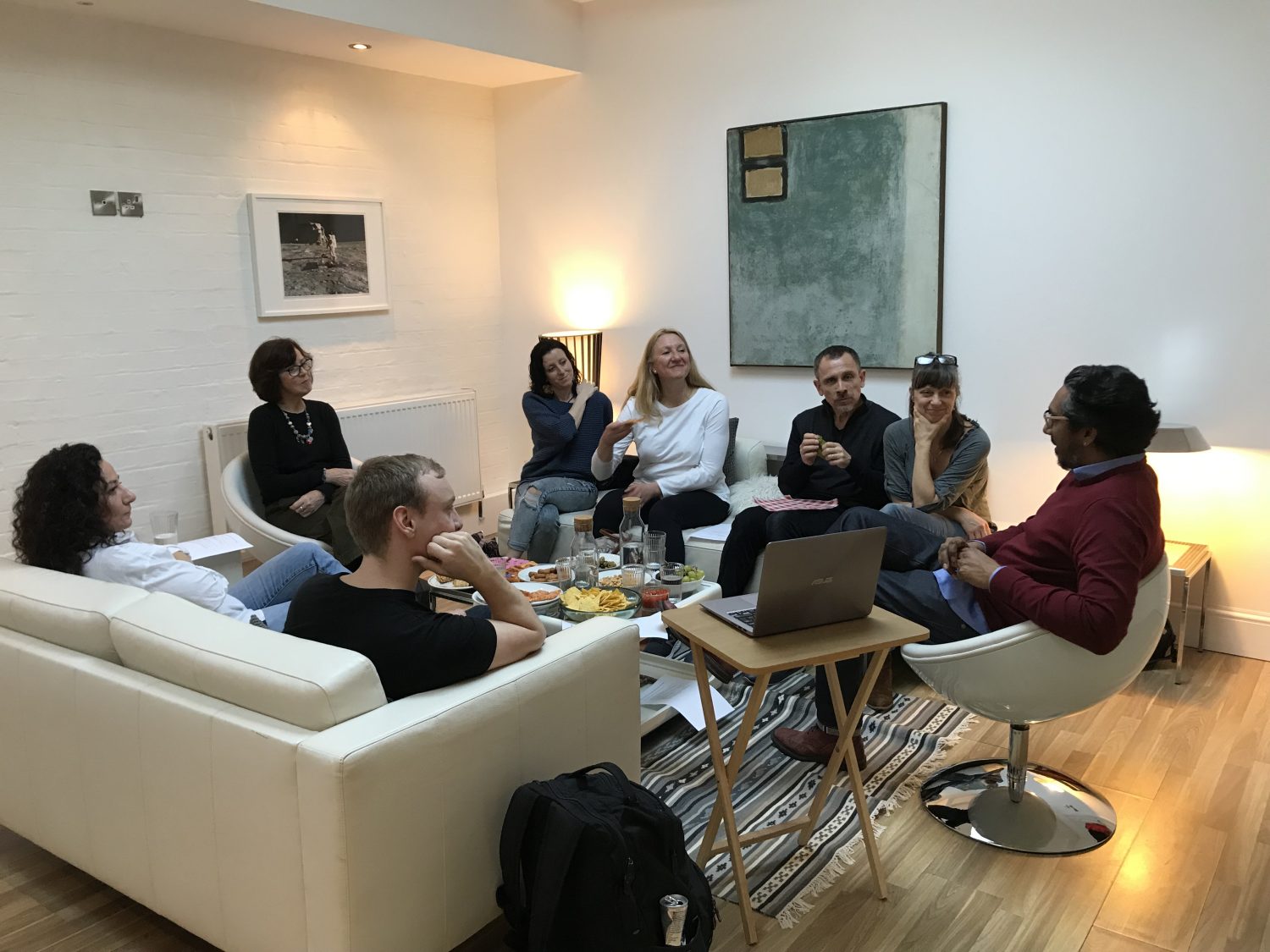 Chula Goonewardene gives a presentation at HQ Therapy’s Addiction afternoon – 26.02.19